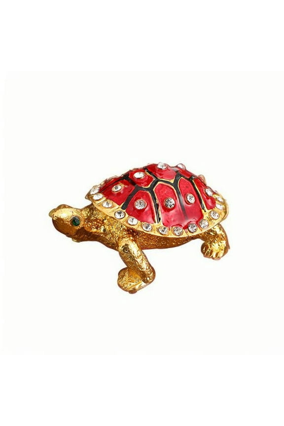 Ring Box, Cute Turtle Ring Box Small Jewelry Protector Case Wedding Ring Storage Gift Box for Wedding Engagement Ring Valentine's Day