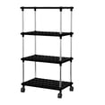 thumbnail image 1 of JoyMoreHome Rolling Storage Cart, 4 Tier Rolling Basket with Wheels, Easy to Assemble, for Storage Daily Use, Snacks, Various Kitchen and Home Items, 1 of 7