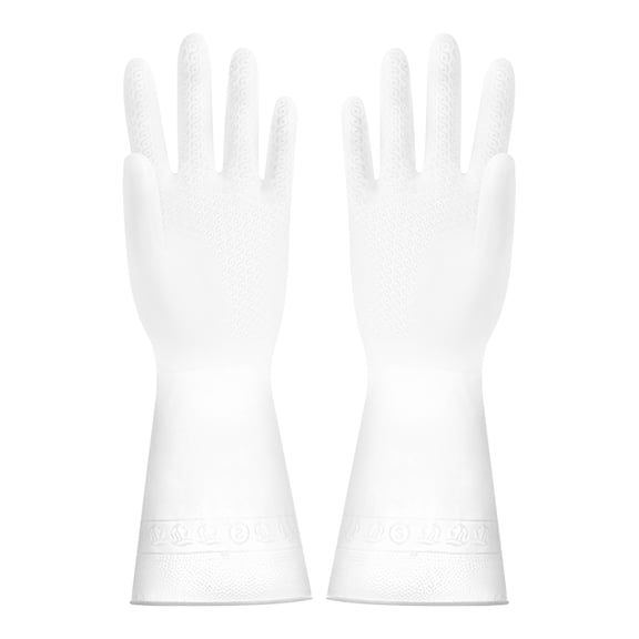 JoyMoreHome Rubber Cleaning Gloves for Dishwashing - Non-slip, Waterproof Reusable Kitchen Gloves for Washing Dishes & Bathroom Cleaning, Perfect for Men Woman