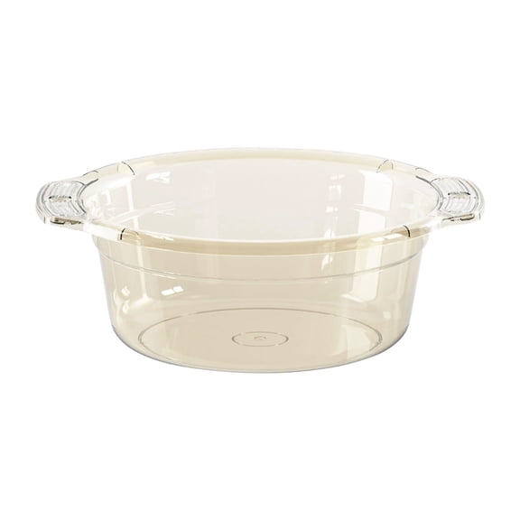 JoyMoreHome S Code Large-capacity Transparent Basin, Durable Storage Basin, for Washbasin, Wash Fruits, Small Tools Storage