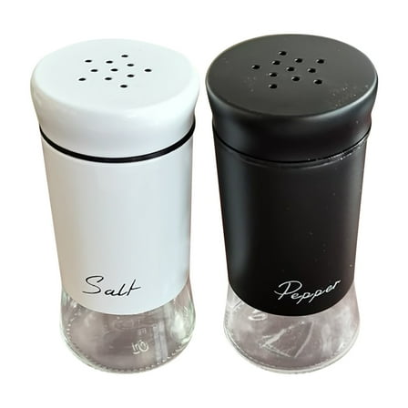 JoyMoreHome Salt and Pepper Shakers Set,Salt and Pepper Dispenser, Cute Salt and Pepper Shakers for Modern Home Kitchen Decor
