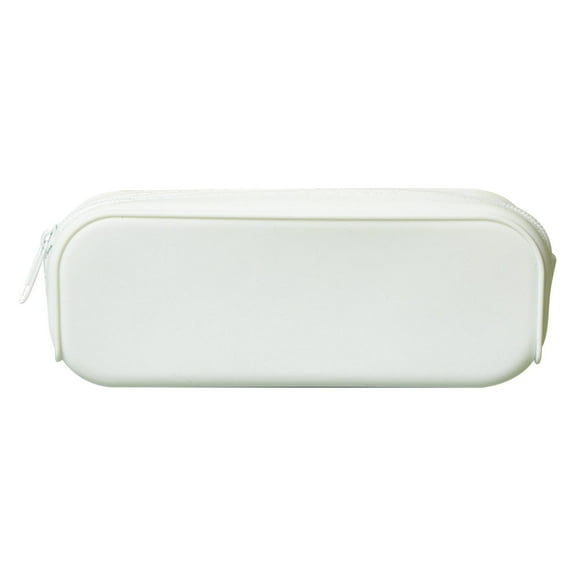 JoyMoreHome Silicone Pencil Case with Zipper, Large-Capacity Stationery Storage Bag, Easy to Clean, Durable Pencil Bag