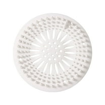 JoyMoreHome Silicone Strainer 5 Pack, Hair Drain Catcher, Shower Drain Cover, Easy to Install and Durable