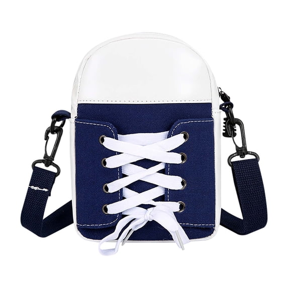 JoyMoreHome Small Crossbody Bag, Crossbody Purse, Spliced Canvas Womens Crossbody Purse for Daily Use