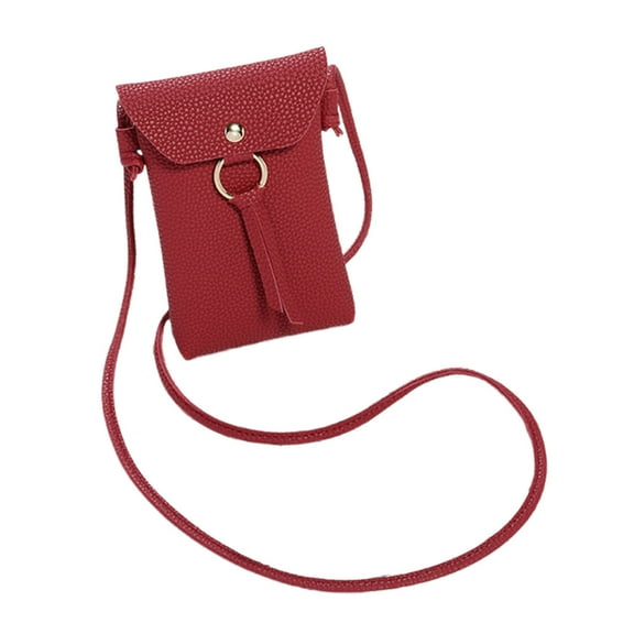 JoyMoreHome Small Crossbody Bag, PU Leather Cross Body Cell Phone Purse Shoulder Bag with Adjustable Strap