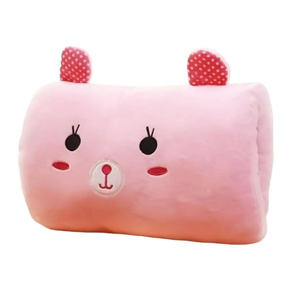 JoyMoreHome Soft Rabbit Shape Warm Hand Pillow, Portable Washable Hand Pillow for Travel, Home, Livingroom, Commute