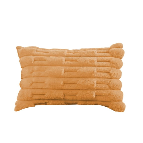 JoyMoreHome Soft Sofa Pillowcase 11.81x19.69 Inch, Winter Velvet Cushion Case Flannel Pillow Sham Knit Throw Pillow Cover, Home Sofa Bed Decorative Supplies