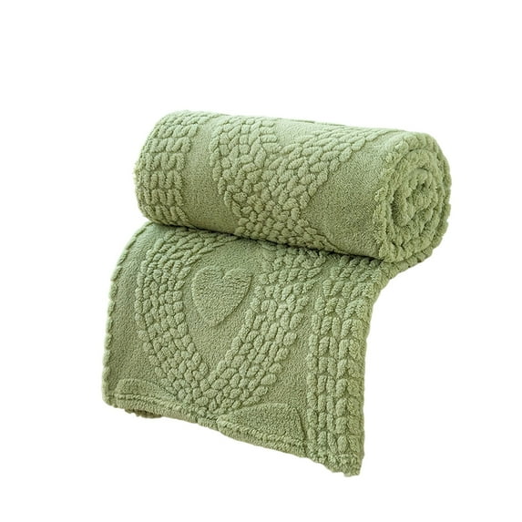 JoyMoreHome Soft and Thick 3D Bow Pattern Throw Blanket, 27.6x39.4 Inch Durable Warm Lightweight Decorative Blanket for Office, Bed, Sofa