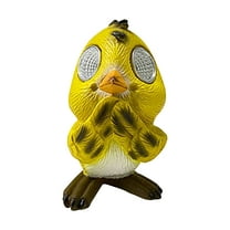 JoyMoreHome Solar Garden Chick Decoration, Outdoor Yard Decor - Lawn Ornaments, Solar Decorative Lights for Patio, Balcony, Weather Resistant - LED, Housewarming Gift, Auto On/Off