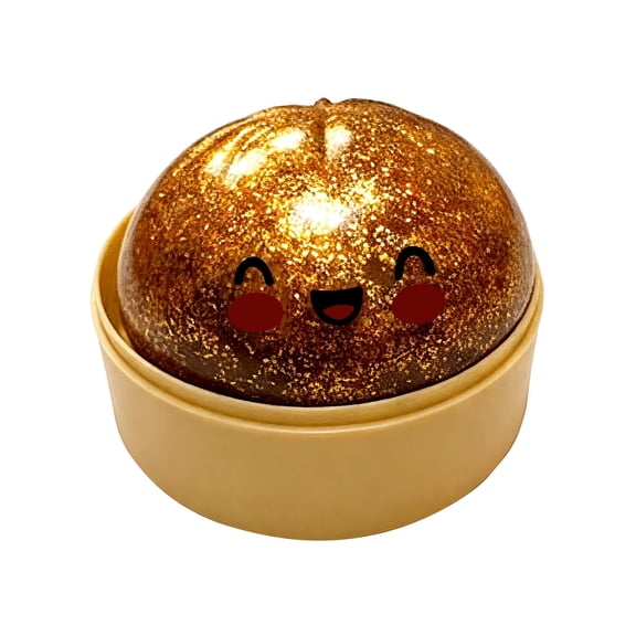 JoyMoreHome Squishy Slow Rising Squeeze Bun with Steamer, Cute Stress Relief Jumbo Bao Bun, Gift for Party, Birthday, Adult