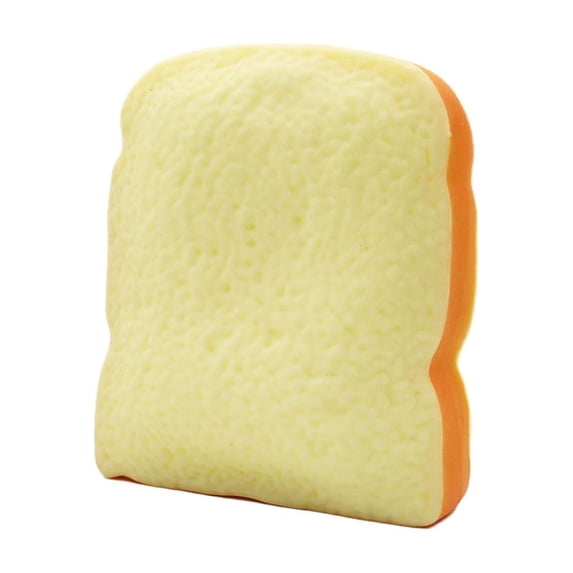 JoyMoreHome Squishy Toast Shape Stress Ball, Slow Rising Stress Relief Toast, Fun Anxiety Relief Supplies, for Birthday, Gift
