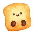 thumbnail image 1 of JoyMoreHome Squishy Toast Shape Stress Ball, Slow Rising Stress Relief Toast, Fun Anxiety Relief Supplies, for Birthday, Gift, 1 of 5