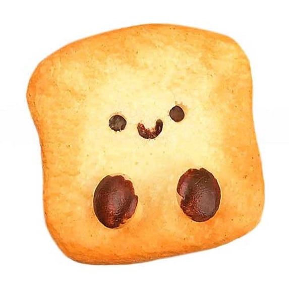 JoyMoreHome Squishy Toast Shape Stress Ball, Slow Rising Stress Relief Toast, Fun Anxiety Relief Supplies, for Birthday, Gift