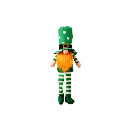 JoyMoreHome St. Patrick's Day Theme Leprechaun Doll, Cute Plush Small Elf, for Holiday Party, Farmhouse, Tabletop, Shelf