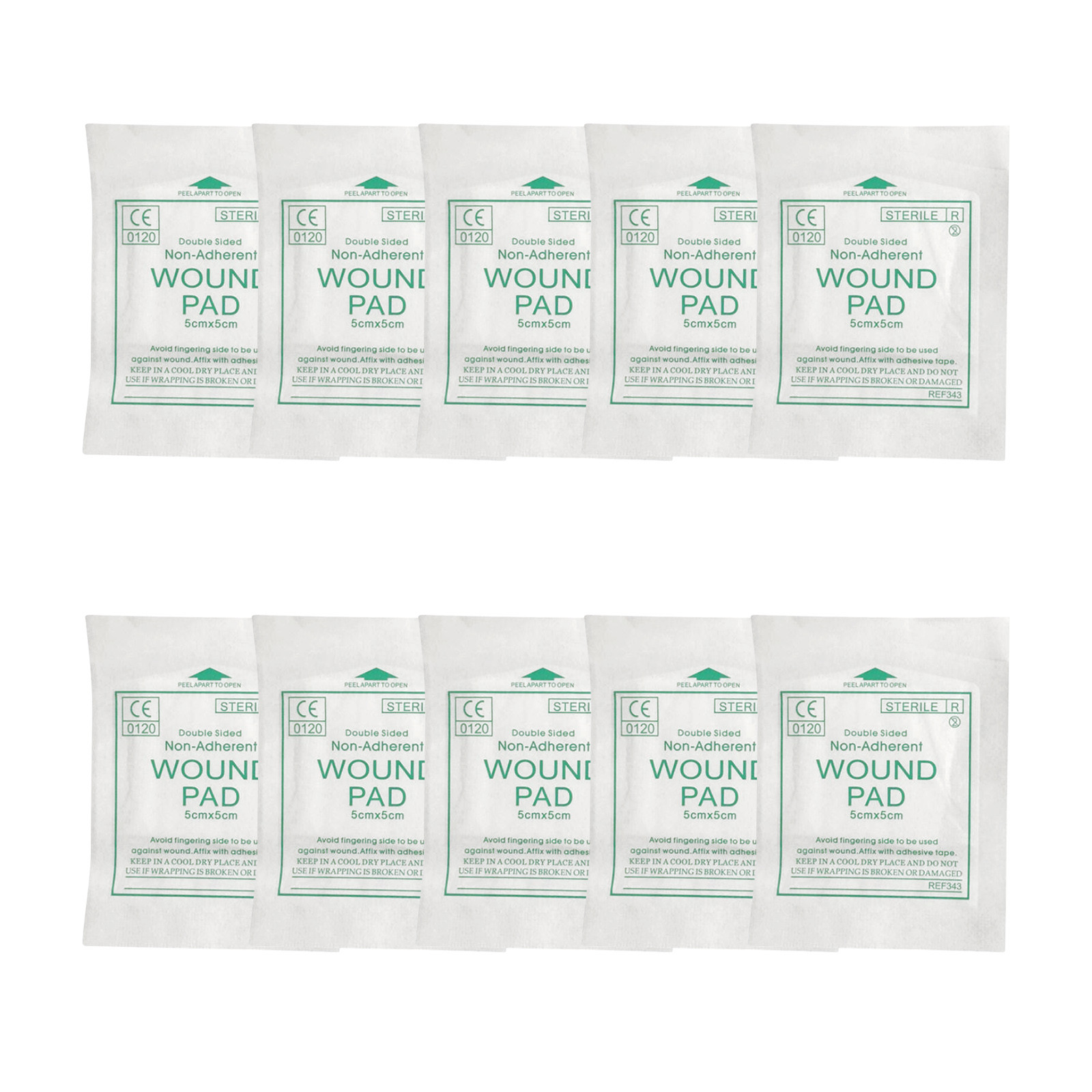 JoyMoreHome Sterile Gauze Pads Bulk Woven Gauze Sponges Breathable 