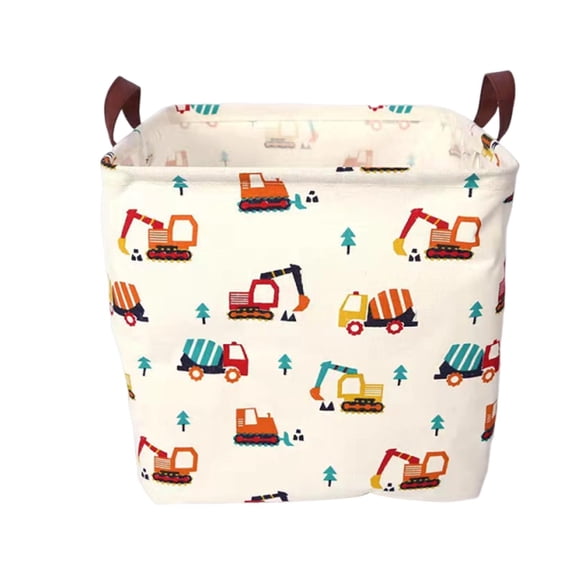 JoyMoreHome Storage Basket Canvas Organizer Bin for Toys, Clothes, Pets,Perfect for Bedroom/Office/Nursery/Shelves