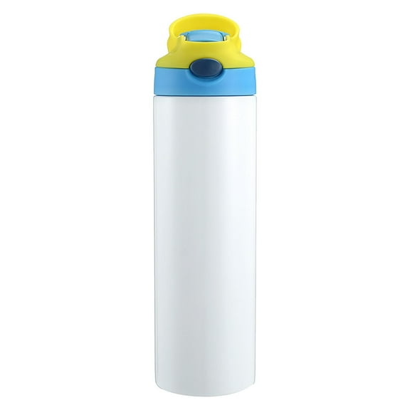JoyMoreHome Straw Cup Blank Tumblers Double Wall Vacuum Insulated Mixed Color Thermoses Stainless Steel Water Bottles for School