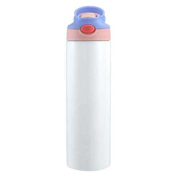 JoyMoreHome Straw Cup Blank Tumblers Double Wall Vacuum Insulated Mixed Color Thermoses Stainless Steel Water Bottles for School