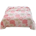 thumbnail image 1 of JoyMoreHome Thickened Flower Pattern Flannel Throw Blanket, 47.2X78.7 Inch Soft Cozy Blanket, for Livingroom, Bedroom, Car, Camping, 1 of 6