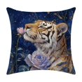 thumbnail image 1 of JoyMoreHome Tiger Pattern Throw Pillow Cover, Soft Washable Decorative Pillowcase, 18x18 Inch Cushion Cover for Sofa, Chair, Livingroom, Bed, Car, 1 of 6