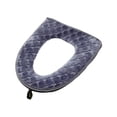 thumbnail image 1 of JoyMoreHome Toilet Seat Warmer Cover with Handle, Easy to Install and Clean, Soft Cozy Reusable Toilet Seat Cushion Cover, 1 of 6