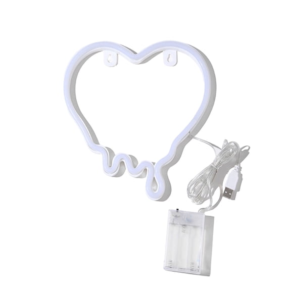 JoyMoreHome Valentine Day Neon Light, USB or Battery Powered, Easy to Install, Durable Decorative Light for Holiday Party, Livingroom, Bedroom, Gathering