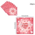 thumbnail image 1 of JoyMoreHome Valentine Day Theme Napkins, 24 Pcs Disposable Decorative Napkins, Soft Absorbent Napkins for Wedding, Holiday Party, Livingroom, Bedroom, 1 of 5