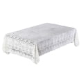 thumbnail image 1 of JoyMoreHome Vintage Lace Tablecloth for Tables 35.4x35.4 Inch, Outdoor Party Cover, Vinyl Tablecloth for Wedding, Dining, Kitchen, Dresser, Coffee Table, 1 of 6
