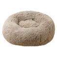 thumbnail image 1 of JoyMoreToys M Code Round Dog Cat Bed, Fluffy Soft Calming Pet Bed, Warm Kitten Puppy Nest with No-Slip Bottom, for Small Pets, 1 of 5
