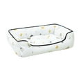 thumbnail image 1 of JoyMoreToys Pet Bed for Medium Small Pet, 19.7x13.8 Inch, Rectangle Washable Pet Sleeping Bed, Soft Cozy Beds for Indoor Outdoor Pet Rest, Pet Sofa Bed with Anti-Slip Bottom, 1 of 6