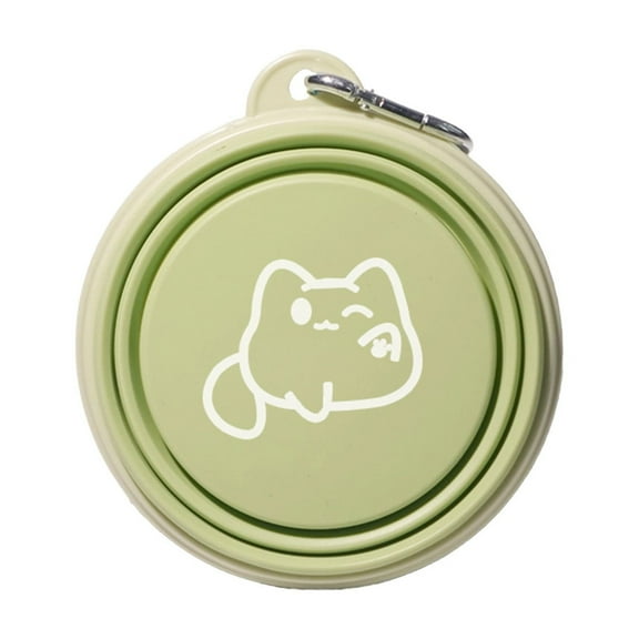 JoyMoreToys Portable Reusable Collapsible Dog Bowl with Hook, Easy to Wash, for Outdoor Camping and Hiking, Suitable for Dogs, Cats Feeding