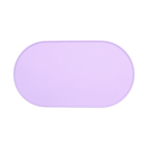 JoyMoreToys Waterproof Silicone Pet Feeding Mat with Raised Edge, 17.9x9.7 Inch, for Pet Feeding Food and Water, Splash-proof, BPA Free