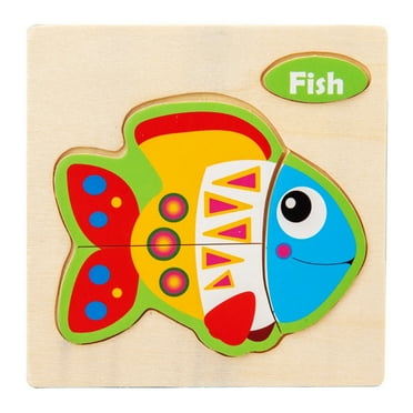 JoyMoreToys Wooden Animal Puzzles Toys for Toddlers 1-3,Educational Learning Puzzles Toys for Toddlers 2-4 Years,Puzzle Toys Christmas Gifts for Kids