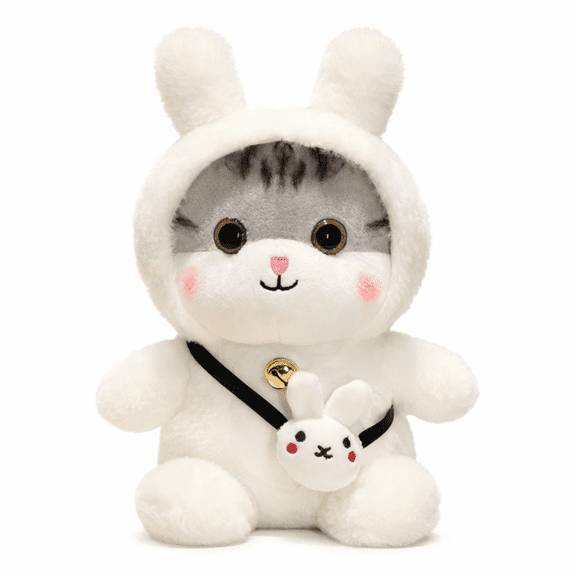 JoyNest Market Hat Cat Plush Toy Soft Stuffed Animal Cartoon Cat Doll Unicorn Rabbit Dinosaur