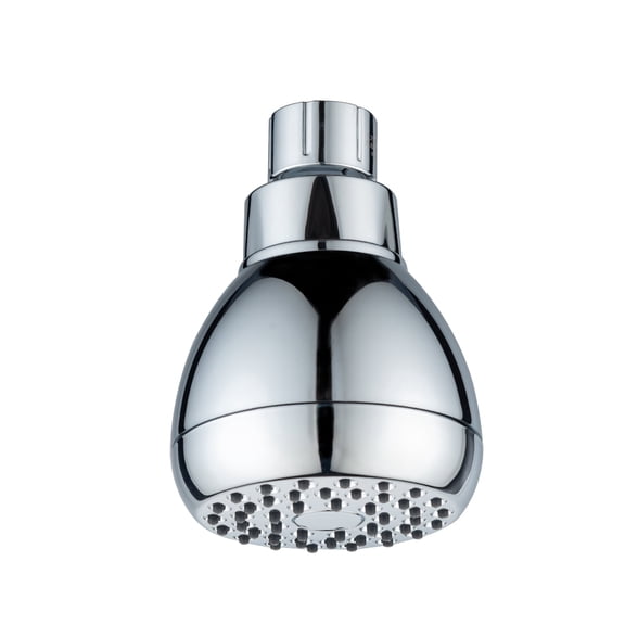 JoyRain T1081 2.5 inches, 1.75 GPM High-Pressure Fixed Showerhead, Anti-clog Anti-leak with Adjustable Swivel Ball Joint, Chrome