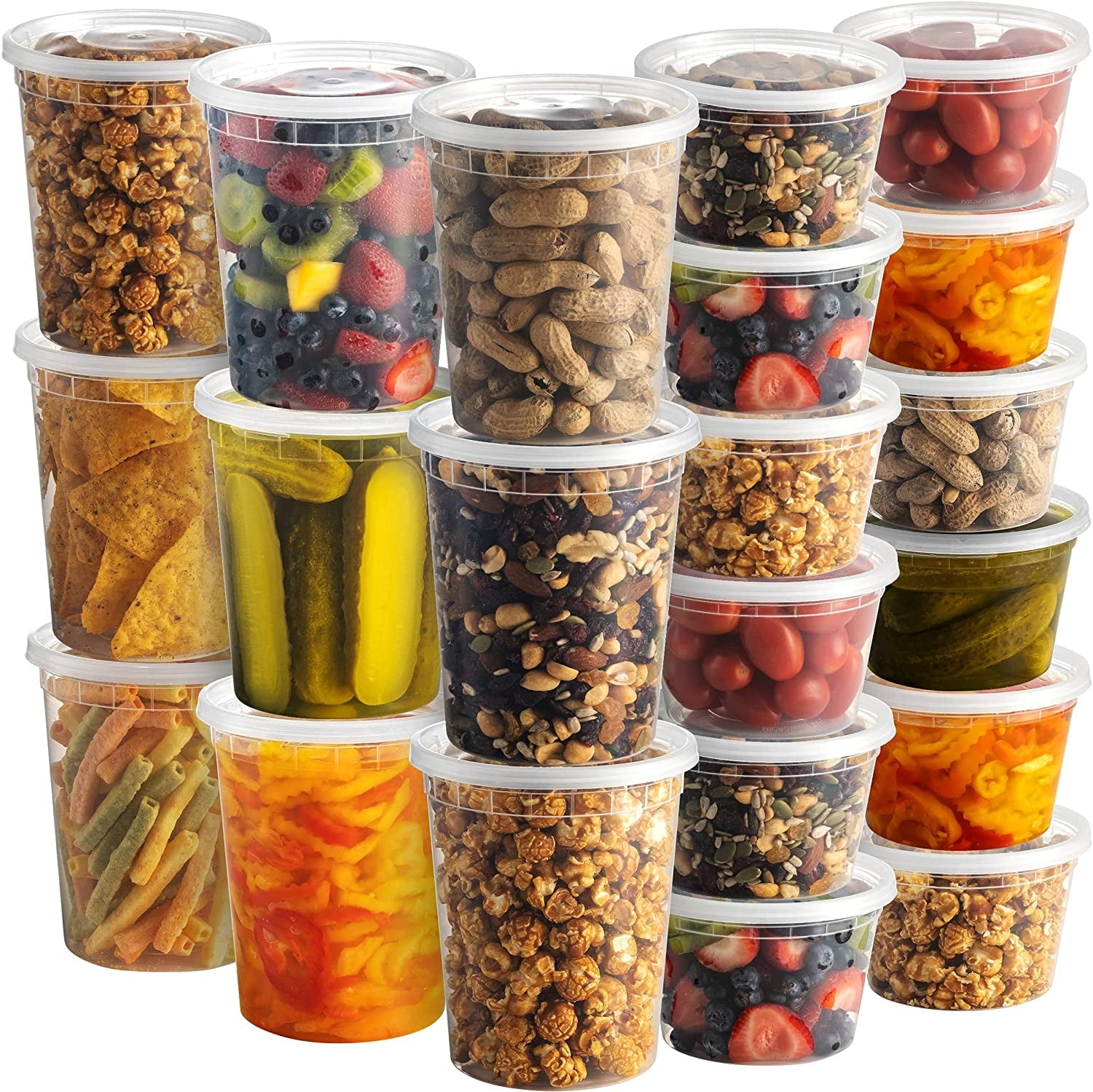 Reditainer 12 oz. Extreme Freeze Deli Food Containers w/ Lids 40 Pack