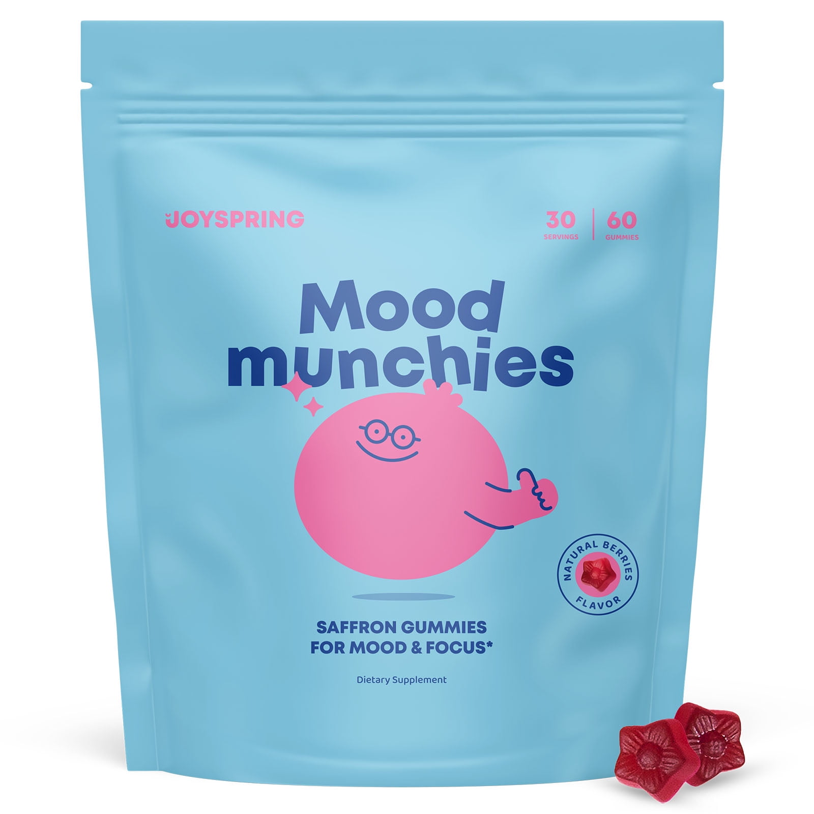 JoySpring Saffron Gummies for Kids Mood Supplement Support