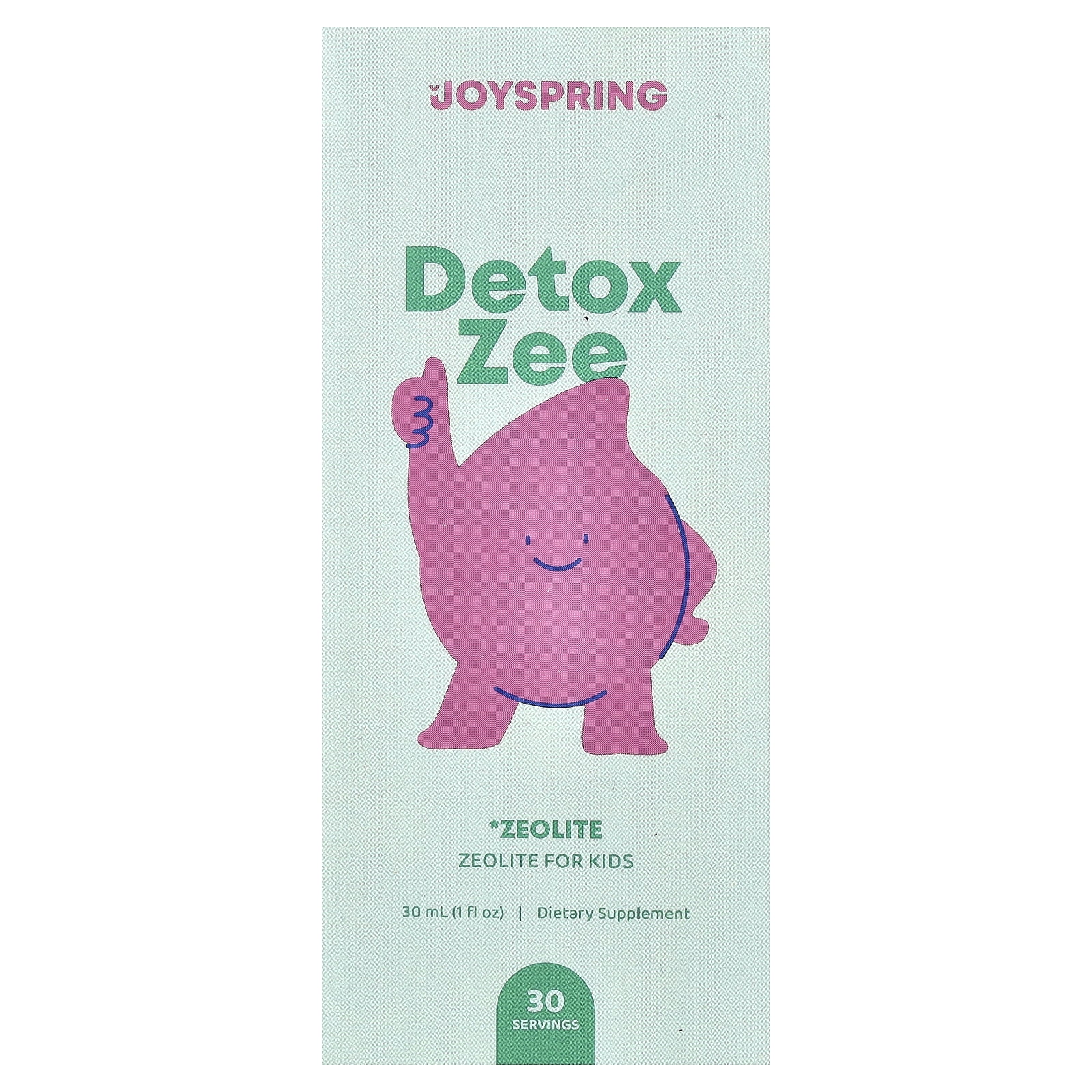 JoySpring Zeolite Drops for Kids – Natural Berry Flavor with