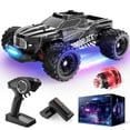 thumbnail image 1 of JoyStone 1:14 Fast RC Cars, Max 35+ mph Off-Road Hobby RC Trucks for Kids Adults, High-Speed Remote Control Car with Lights & Two 2S Lipo Batteries, Black, 1 of 8