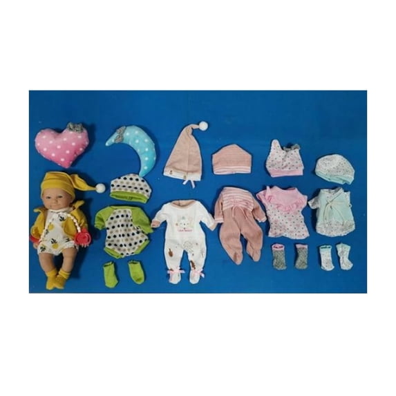 JoyStone Baby Doll Set,12 inch Doll Playset, Foldable Stroller and Travel Bag,Doll Toys for Girls