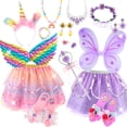 thumbnail image 1 of JoyStone 18 PCS Princess Dress Up Toys for Toddler Girls, Butterfly Wings, Presents Jewelry Toys for Toddler Girls 3-6 Years, 1 of 9
