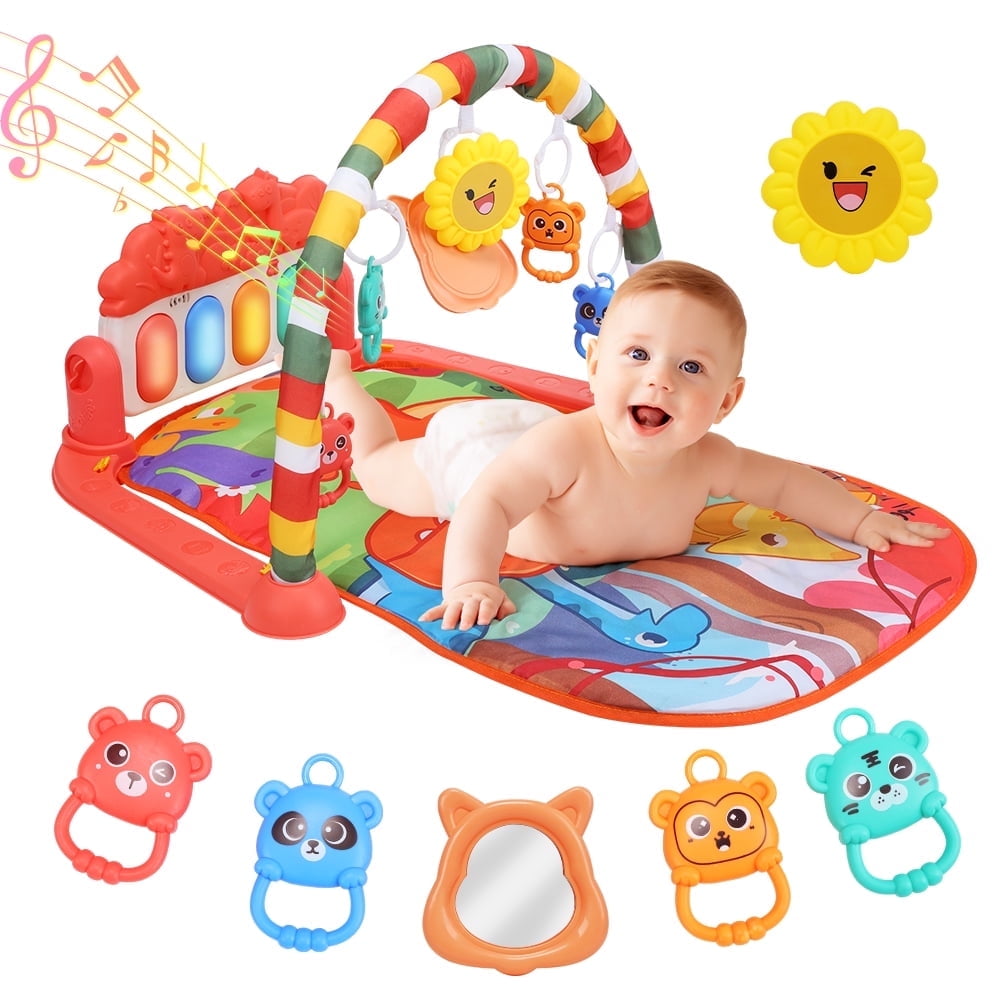 Walmart sales :  Walmart Black Friday Deals 2025 - JoyStone Baby Gym Play Mat, Tummy Time Infant Gym, Music Sensory Piano Activity Center, 0-36 Months