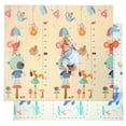 thumbnail image 1 of JoyStone Baby Play Mat, 78" X 70" Extra Large Reversible Foam Play Mat, Non-Toxic Foldable Animal Print Waterproof Crawl Mat for Toddlers and Babies, 1 of 10