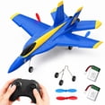 thumbnail image 1 of JoyStone F18 RC Plane for Kids, 2.4GHz Remote Control Fighter Jet with 6-Axis Gyro, LED Lights, 2 Batteries, Easy to Fly Airplane Toy for Adults, 1 of 9
