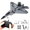thumbnail image 1 of JoyStone F22 Raptor Jet Airplane Model, 2 Channels 2.4 GHz RC Plane Toy, Easy to Fly RC Glider for Kids Boys Girls Adults, 1 of 9