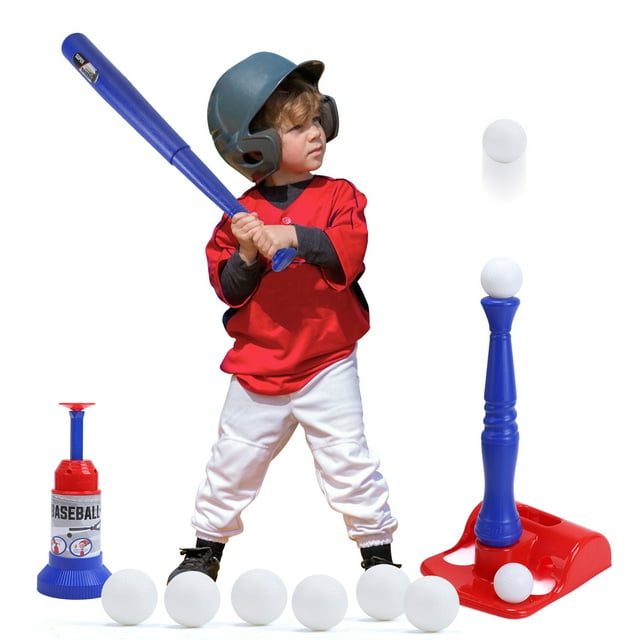 JoyStone Kids Baseball Tee Games with Automatic Pitching Machine, 6