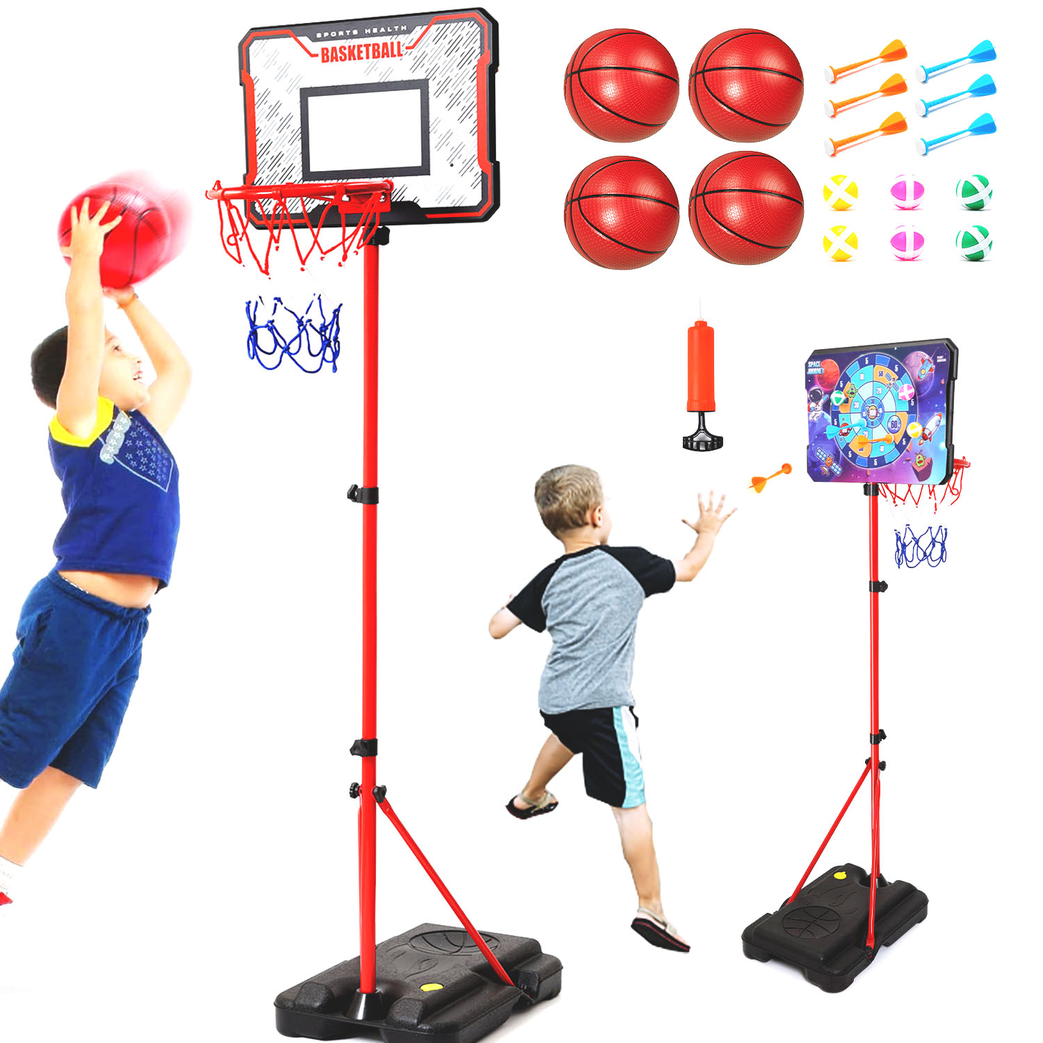Large Basketball Inflate - Toys - 1 Piece - Walmart.com