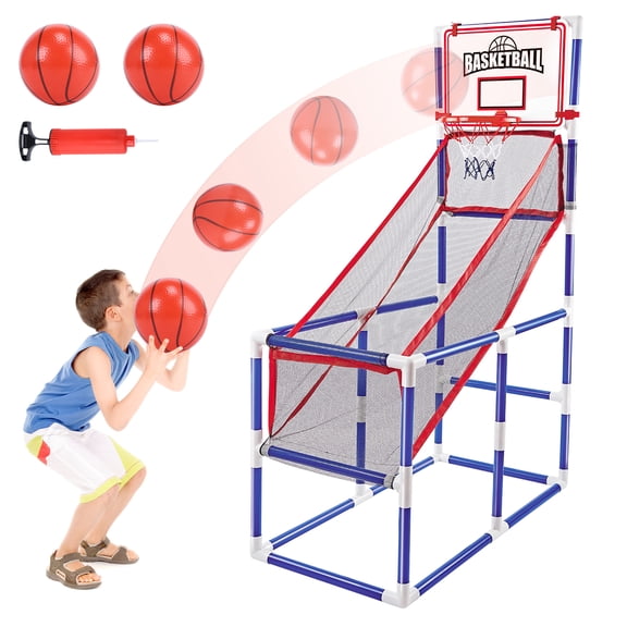 JoyStone Kids Basketball Hoop Arcade Game, Basketball Hoop Indoor Outdoor W/2 Balls, Basketball Game Toys Gifts for Boys and Girls (2 Balls)