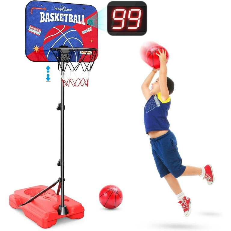 Kids adjustable basketball hoop online