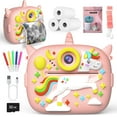 thumbnail image 1 of JoyStone Kids Camera Instant Print, Kids Digital Camera with Printing Paper and 32G TF Card, Gift for Girls and Boys Aged 6-12, Pink, 1 of 9